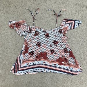 TOPSHOP off the shoulder top